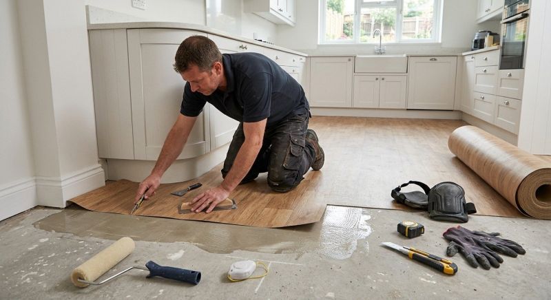 Sheet Linoleum Installation in Bastrop, TX
