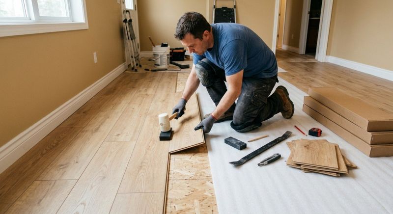 Laminate Floor Remodeling in Fredericksburg, VA