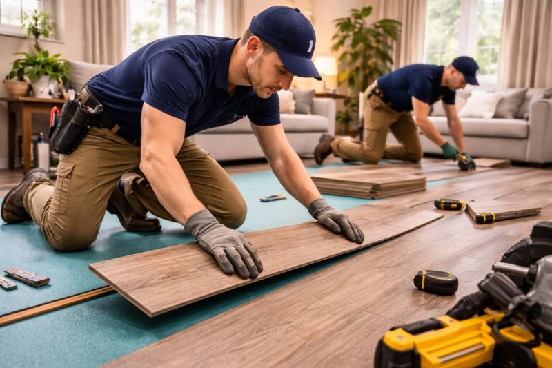 Laminate Floor Remodeling in Fredericksburg, VA