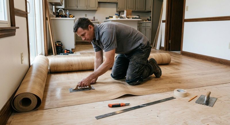 Sheet Flooring Installation in Columbus, OH