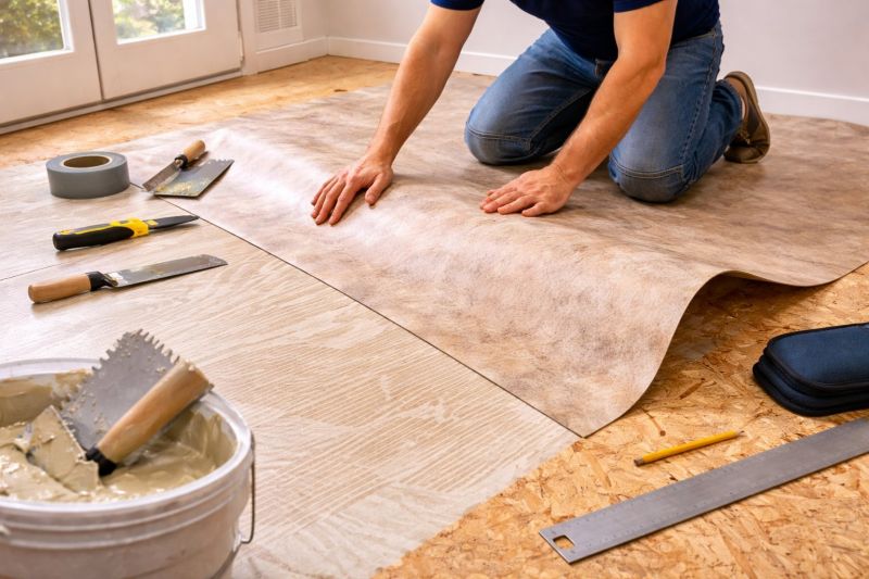 Sheet Vinyl Installation in Arlington, TX