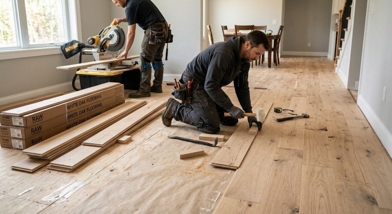 Walnut Flooring Installation in San Antonio, TX