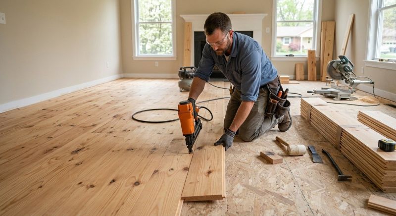 Wide Plank Floor Installation in Austin, TX
